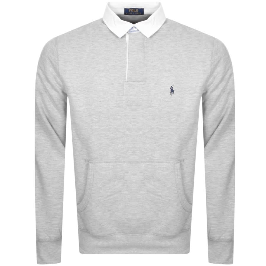 Alternative Image for ProductRalph Lauren Rugby Polo Sweatshirt Grey1